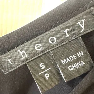 Theory Jethria black silk sleeveless top thumbnail 7