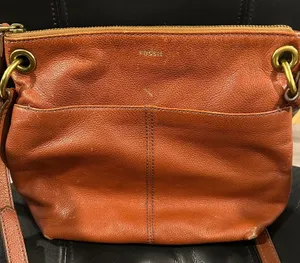 Fossil Women's Tan Leather Bag thumbnail 1