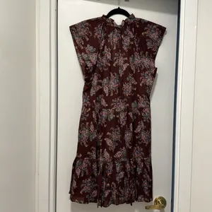 Veronica Beard Zee Dress in Brickmul thumbnail 5