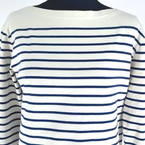 VTG Ralph Lauren Petite Womens PL‎ Striped Long Sleeve Preppy Y2K Top Navy White thumbnail 4