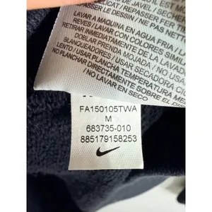 Nike Sweatshirt Logo Graphic Swoosh Pullover Women's Medium Black 683735-010 thumbnail 6