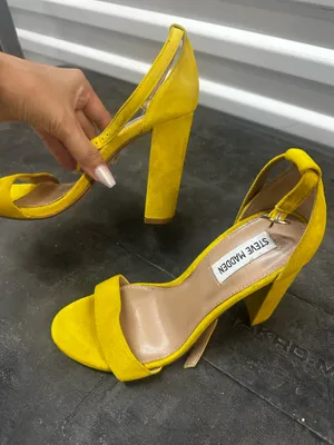 Heels Yellow Size 7.5 thumbnail 8