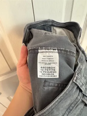 Lee Womens Gray Relaxed Straight Jeans -, 12 Petite thumbnail 4
