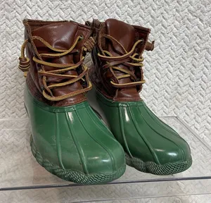 Steve Madden Women's Green Ankle‎ Rain Duck Boots size 7 Preppy thumbnail 1