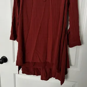 Maeve Anthropologie Bloomsbury Tie Waist Shirt Dress Rust Orange Size 6 thumbnail 6