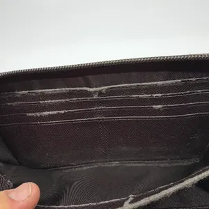 Coach Long Zip Around Wallet Brown Signature C Canvas thumbnail 8