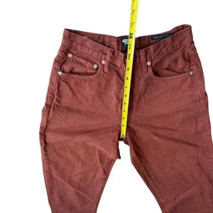 Edwin Women’s Size 26 Anderson Ankle 90’s Relaxed Pants Brown Denim Old Money‎ thumbnail 10