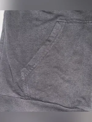 Marine Layer Charcoal Gray Full-Zip Hoodie Logo M thumbnail 6