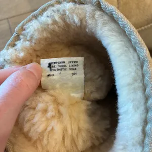 Ugg Australia Women’s Ultra Short Suede Shearling Boot Sheepskin Wool Size 9 thumbnail 9