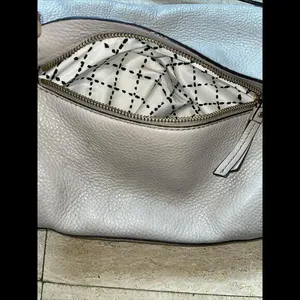 KATE SPADE Pebble‎ Leather Purse Crossbody Shoulder HandBag Beige Tan Ivory thumbnail 4