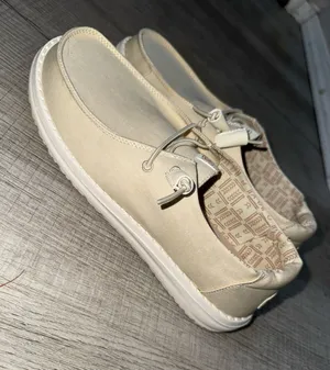 Tan Hey Dude Slip-On Shoes thumbnail 1