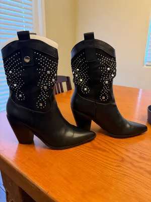 Black Cowgirl Boots thumbnail 2
