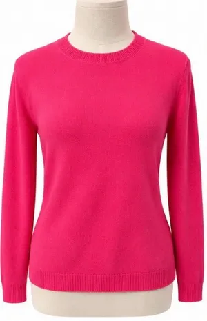 Boden Hot Pink Fuchsia Crewneck Sweater Medium Long Sleeve thumbnail 1