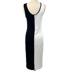 Tommy Jeans Tank Dress Womens Size Small‎ Ribbed Colorblock Preppy Coastal thumbnail 5