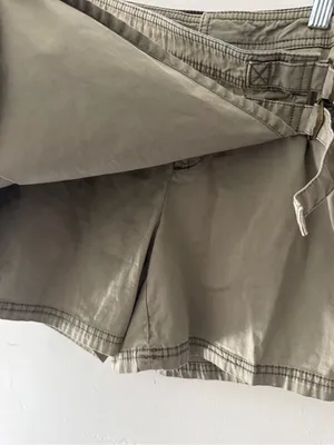 Anthropologie Hei Olive Green Cargo Utility‎ Skort thumbnail 5
