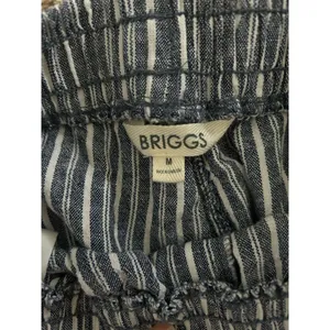 Briggs Linen Blend Striped Wide Leg Pants Size Medium Coastal Beachy Boho thumbnail 8