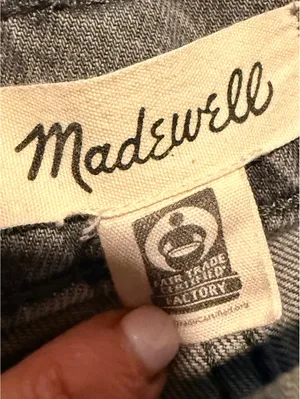Madewell Women’s 25P $128 Perfect Vintage High Rise Ankle Jeans Gray thumbnail 6