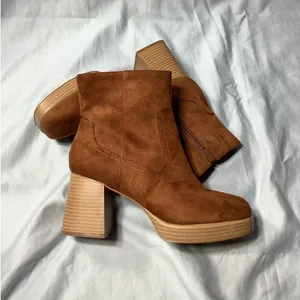 BP KEYLA platform booties NEW 🔥 Brown Size 9 thumbnail 4