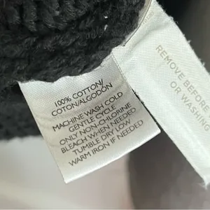 Loft • Black Oversized Open Front Short Sleeve Cardigan thumbnail 4
