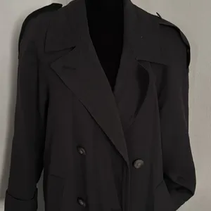 Lisa fashion vantage coat EUC Black Size 8 thumbnail 3