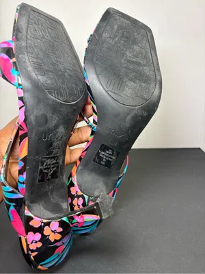 floral sandals mid-heel sandals size 10 thumbnail 12