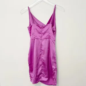 NWT SUPERDOWN Arezo Cowl Wrap Dress in‎ Purple Mini thumbnail 4