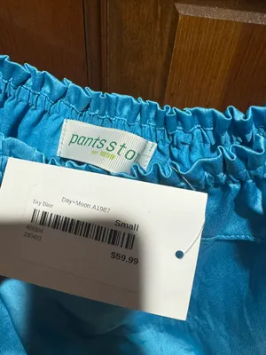 blue pants store dress thumbnail 2