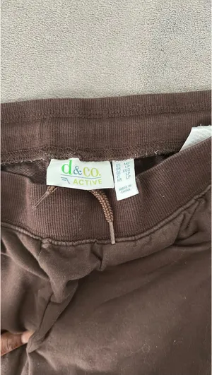 Brown straight leg sweatpants Size M thumbnail 2