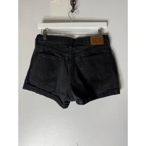 Levi's‎ 501 cuff jean shorts black size 28 thumbnail 2