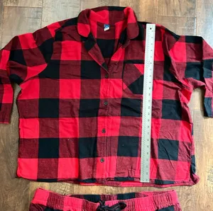 flannel pajama set, plus size XXL thumbnail 9