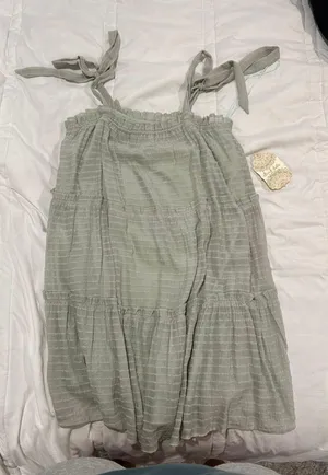 Altar'd State Sage Green Dress thumbnail 1