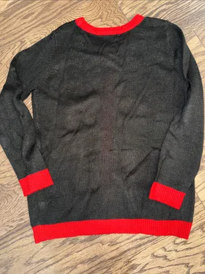 Holiday Novelty Cardigan Sweater - size small ! thumbnail 4