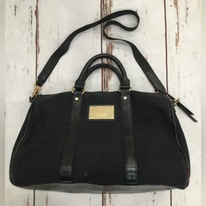 Victoria'S Secret Black Canvas Bag thumbnail 1