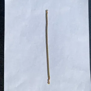 ⚜️ VTG Vintage 1990s NWOT Johnathan Paul 7” Gold Plated Franco Chain Bracelet ⚜️ thumbnail 16