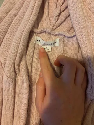 Pink Long Sleeve Zip Up thumbnail 2