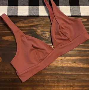 Free People intimately mauve dusty rose bra medium thumbnail 1