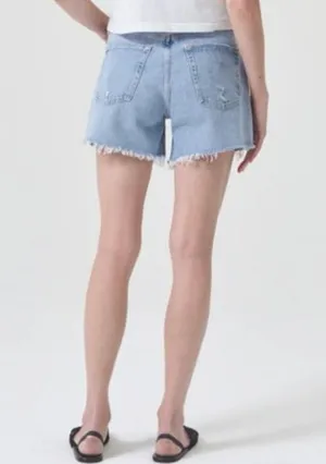 AGOLDE Parker Vintage Cut Off Denim Short 27 Women’s Swapmeet Blue thumbnail 7