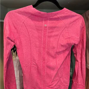 Lululemon pink swiftly tech long sleeve thumbnail 4