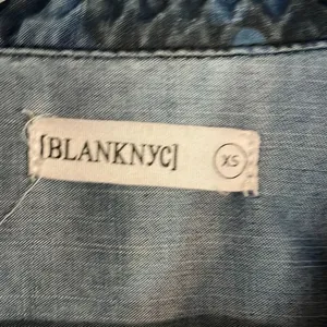 Blank NYC camo snap front denim shacket button down xs thumbnail 4