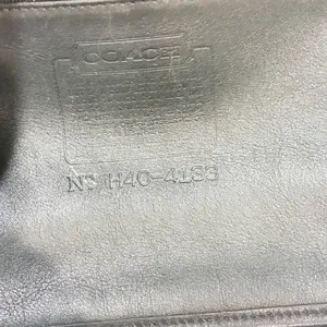 Vintage Coach Soho Black Waverly 4133 Small Tote Handbag Gold Hardware thumbnail 5