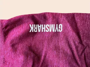 GYMSHARK ADAPT OMBRE SEAMLESS SHORTS Red thumbnail 4