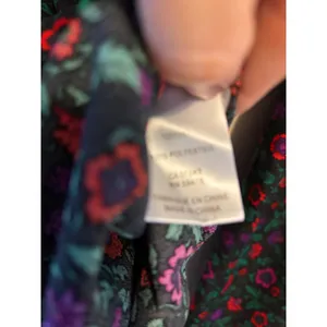 Cupcakes and‎ Cashmere Floral Blouse Womens XL Long Sleeve Keyhole Career thumbnail 7