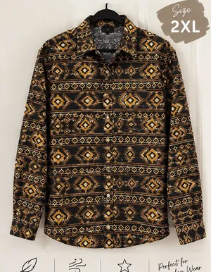 Long sleeved botton up shirt thumbnail 1