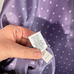 Vintage Apt 9 Y2K Purple Silky Babydoll Fit Slip Chemise Night Dress Medium M thumbnail 4