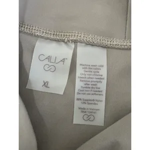 CALIA Pants Women XL NWT Dark Grey Essential‎ Collection Cropped Flare UPF 50+ thumbnail 7