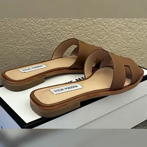 Steve Madden Women’s Hadyn Cognac Color Sandals Size -6M thumbnail 9