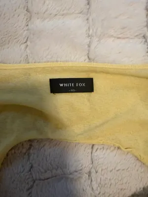 White Fox Yellow Long Sleeve thumbnail 5