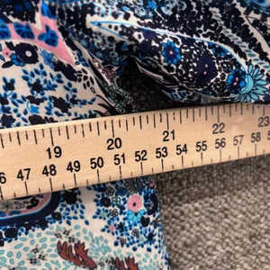 Womens Paisley Tunic Top Blue‎ Medium Blue thumbnail 8
