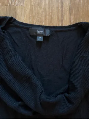Massimo Black Cowl Neck Sweater used thumbnail 4