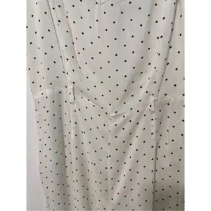 Forever 21 White Polka Dot Wide Leg Jumpsuit Size Small thumbnail 5